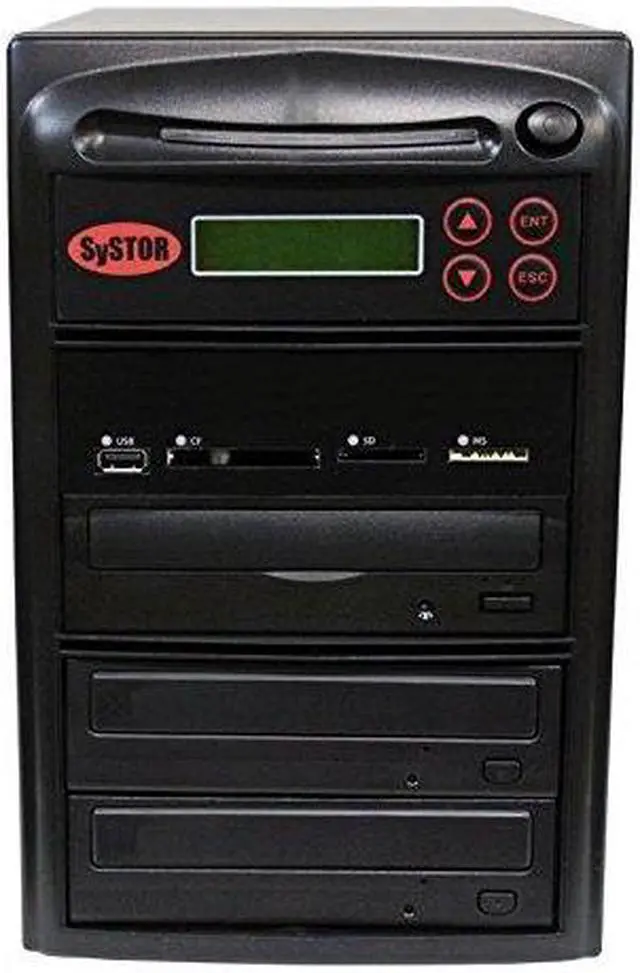 Main image of Systor Multi Media Flash Backup Center + 1 to 2 SATA Blu-Ray Duplicator - Back Up Different Flash Memory Drives (USB/SD/CF/MS/MMC) to CD/DVD/BD/BD-R/BDXL
