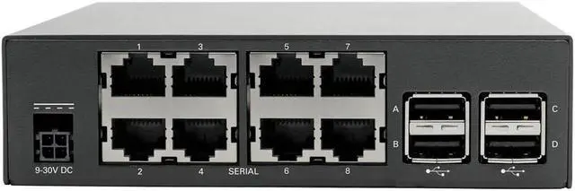 Alt view image 10 of 20 - Tripp Lite 8-Port Serial Console Server with Dual GbE NIC, 4Gb Flash and 4 USB Ports (B093-008-2E4U)