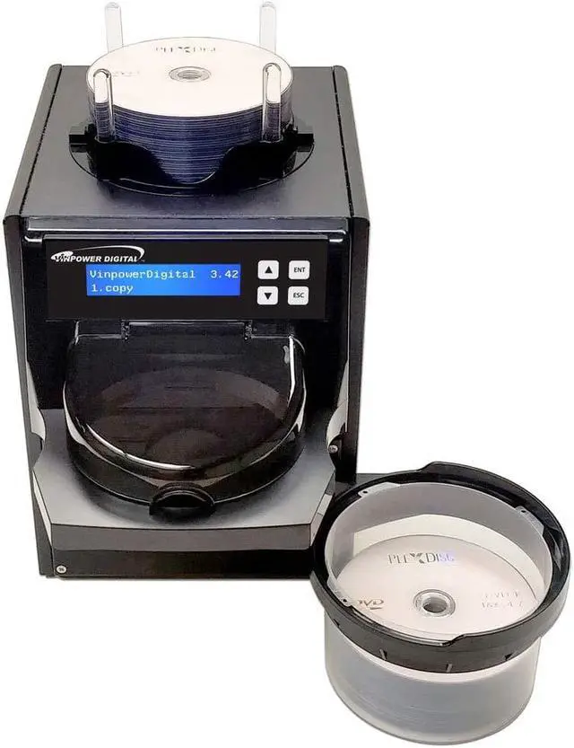 Alt view image 2 of 2 - MiniLoader VDX-1 1 Target Blu-ray DVD CD Automated Duplicator w/ 500GB Hard Drive