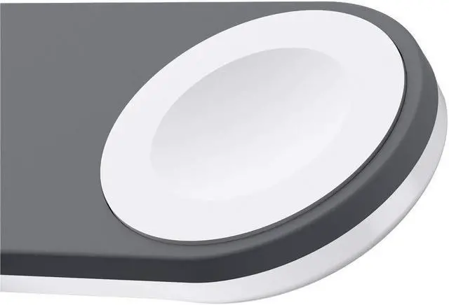 Alt view image 14 of 20 - BELKIN F8J237TTWHT PowerHouse White Charge Dock for Apple Watch + iPhone XS, iPhone XS Max, iPhone XR