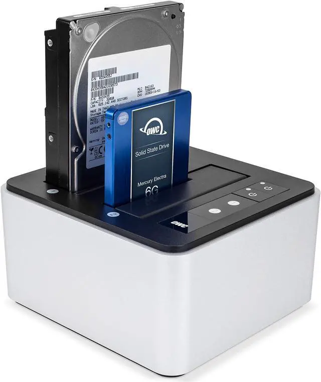Alt view image 2 of 14 - OWC Drive Dock USB-C Dual Drive Bay Solution, USB 3.1 Gen 2, for Mac and PC, (OWCTCDRVDCK)