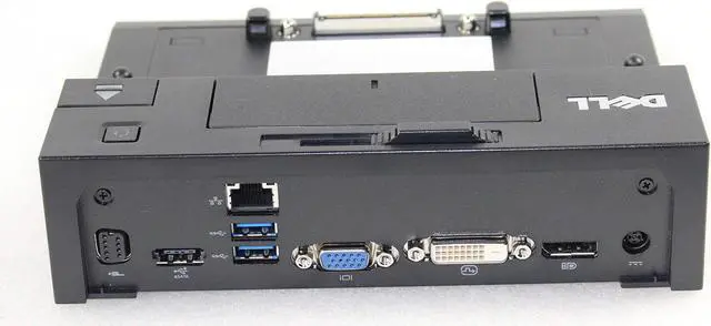 Alt view image 10 of 16 - Dell-IMSourcing NEW E-Port Docking Station - for Notebook - USB 3.0 - 5 x USB Ports - 3 x USB 2.0 -