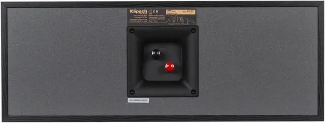 Alt view image 11 of 20 - Klipsch R-52C Powerful detailed Center Channel Home Speaker Set of 1 Black