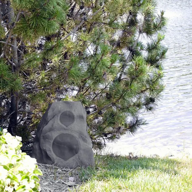 Alt view image 8 of 18 - Klipsch AWR-650-SM All Weather 2-Way Speaker - Each (Granite)