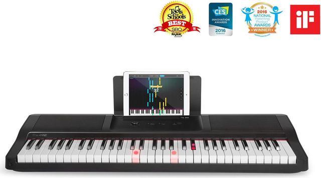 The ONE COLOR Smart Keyboard, Portable and Light up Keyboard with Bluetooth  for Beginners