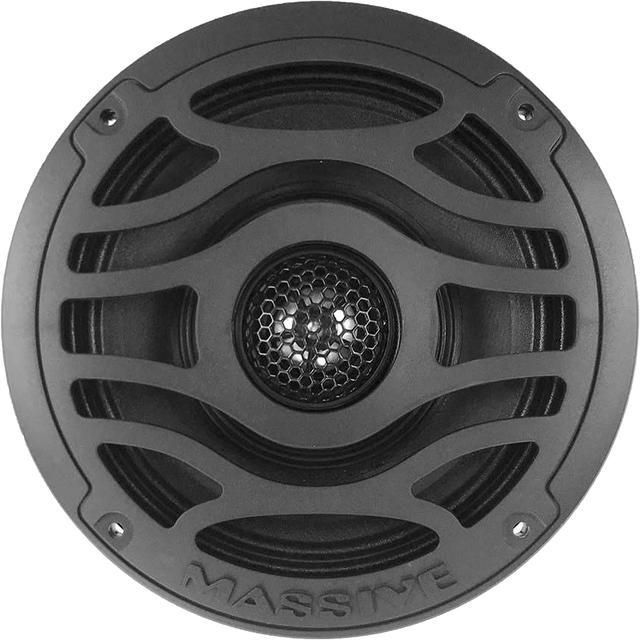 Alt view image 2 of 7 - T65X - Massive Audio 6.5 Inch 120 Watts RMS / 480 Watts Peak, Marine Coaxial Speakers for Boats, UTVS, Off Road, Golf Carts, Motorcycles, Runabouts