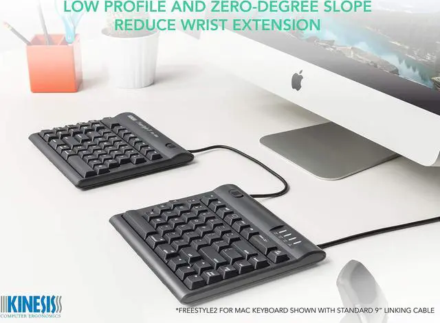 Alt view image 9 of 20 - Kinesis Freestyle2 Adjustable Split Keyboard