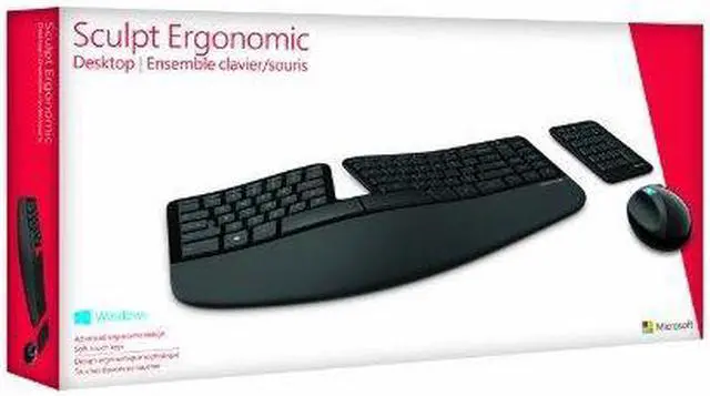 Alt view image 11 of 18 - Microsoft Sculpt Ergonomic Desktop