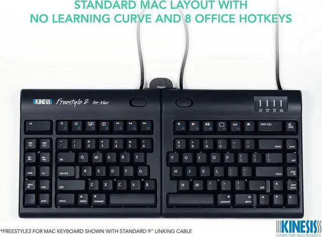 Alt view image 7 of 20 - Kinesis Freestyle2 Adjustable Split Keyboard