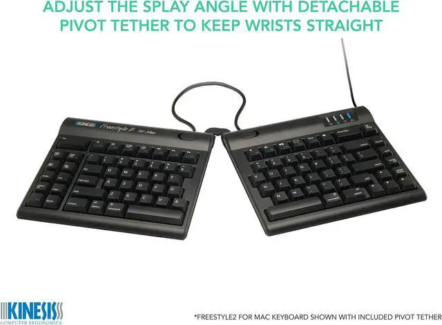 Alt view image 10 of 20 - Kinesis Freestyle2 Adjustable Split Keyboard