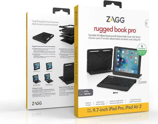 Alt view image 7 of 9 - ZAGG ID8RPK-BB0 ZAGG RUGGED BOOK PRO FOR APPLE