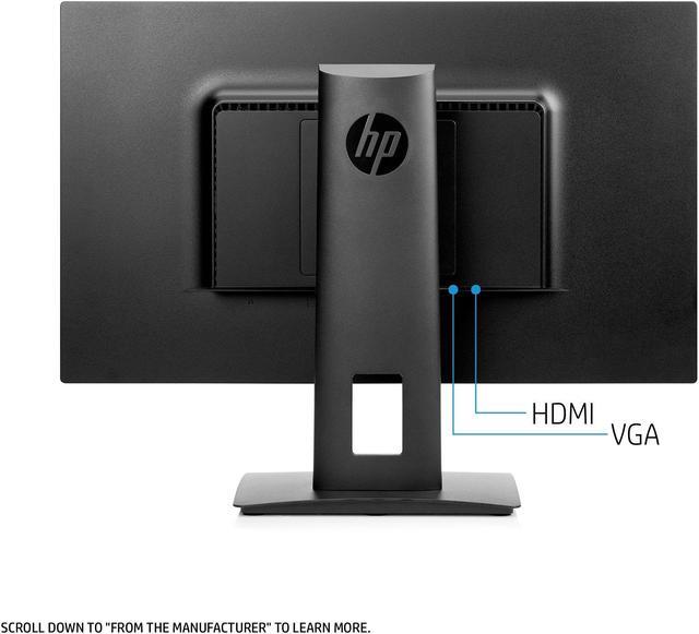 Alt view image 10 of 20 - HP VH240a 23.8" Full HD 1920 x 1080 60 Hz 5ms (GTG) HDMI, VGA LED Backlight IPS Monitor