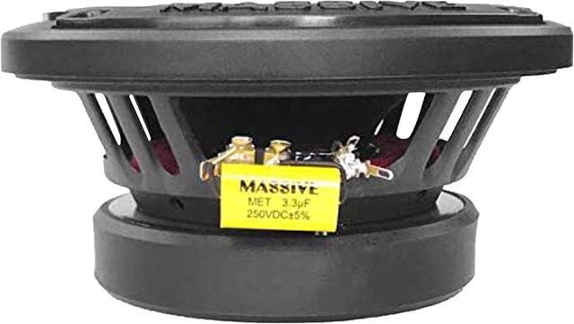 Alt view image 4 of 7 - T65X - Massive Audio 6.5 Inch 120 Watts RMS / 480 Watts Peak, Marine Coaxial Speakers for Boats, UTVS, Off Road, Golf Carts, Motorcycles, Runabouts