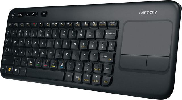 Alt view image 8 of 12 - Logitech K410 Harmony Smart Keyboard  2.4GHz Wireless Touch Keyboard (Logitech K400 Upgraded)