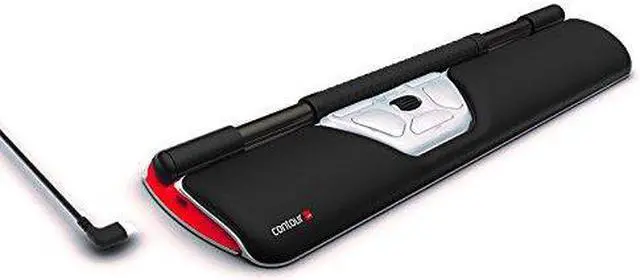Alt view image 3 of 20 - Contour Design Contour RollerMouse RM-RED-WL Wireless Rollerbar Mouse Black