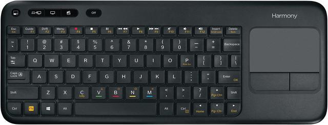 Alt view image 7 of 12 - Logitech K410 Harmony Smart Keyboard  2.4GHz Wireless Touch Keyboard (Logitech K400 Upgraded)