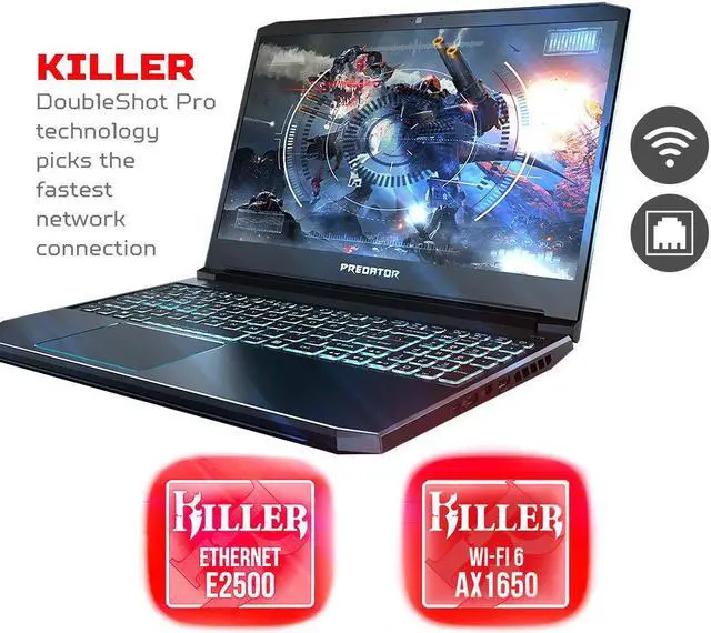 Alt view image 4 of 7 - Acer Predator Helios 300 Gaming Laptop, Intel Core i7-9750H, GeForce GTX 1660 Ti, 15.6" Full HD 144Hz Display, 3ms Response Time, 16GB DDR4, 512GB PCIe NVMe SSD, RGB Back (PH315-52-710B)