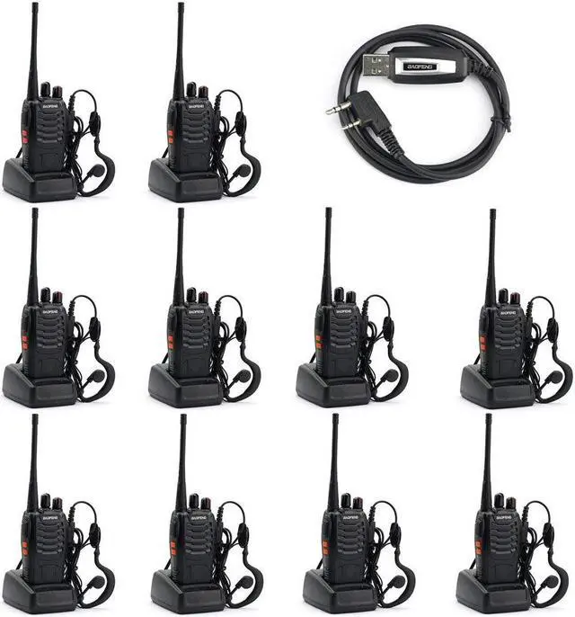 Main image of Baofeng BF-888S Two Way Radio (Pack of 10) and USB Programming Cable (1PC)
