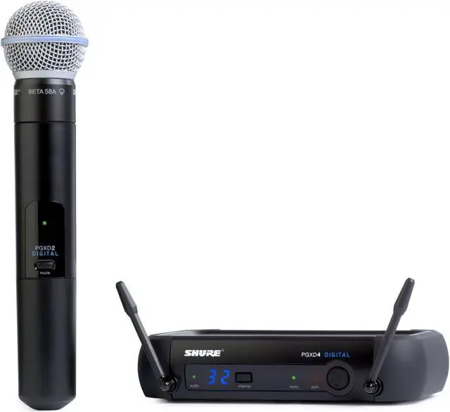 Main image of Shure PGXD24/BETA58-X8 Handheld Wireless Microphone Mic System