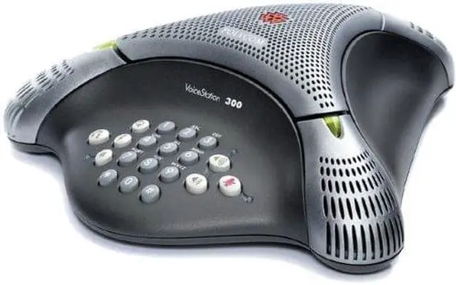 Alt view image 4 of 6 - Polycom 2200-17910-001 VoiceStation 300 Corded Conference Phone w/ Acoustic Tech