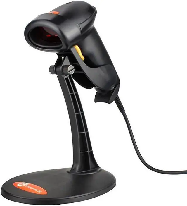 Alt view image 9 of 17 - Taotronics TT-BS003 Black USB Automatic Wired Handheld Laser Barcode Scanner With Hands Free Adjustable Stand Bracket