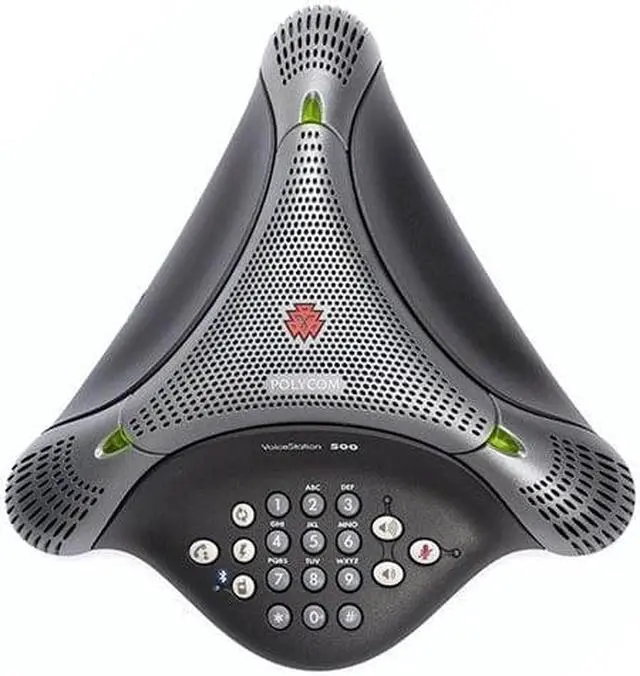 Alt view image 5 of 6 - Polycom 2200-17910-001 VoiceStation 300 Corded Conference Phone w/ Acoustic Tech
