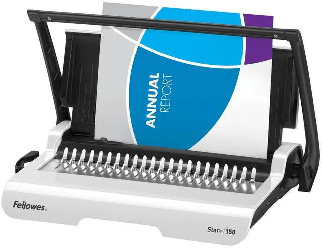 Alt view image 13 of 20 - Fellowes Star+ 150 Manual Comb Binding Machine