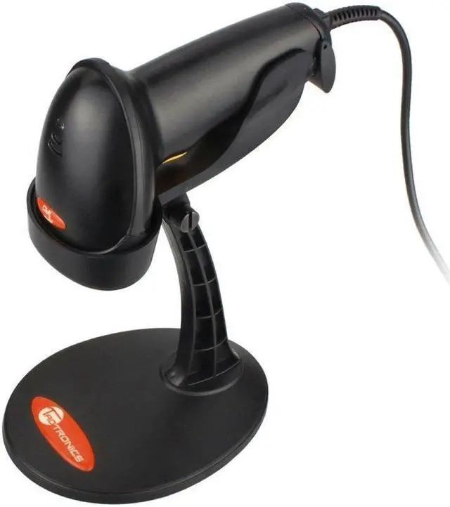 Alt view image 13 of 17 - Taotronics TT-BS003 Black USB Automatic Wired Handheld Laser Barcode Scanner With Hands Free Adjustable Stand Bracket