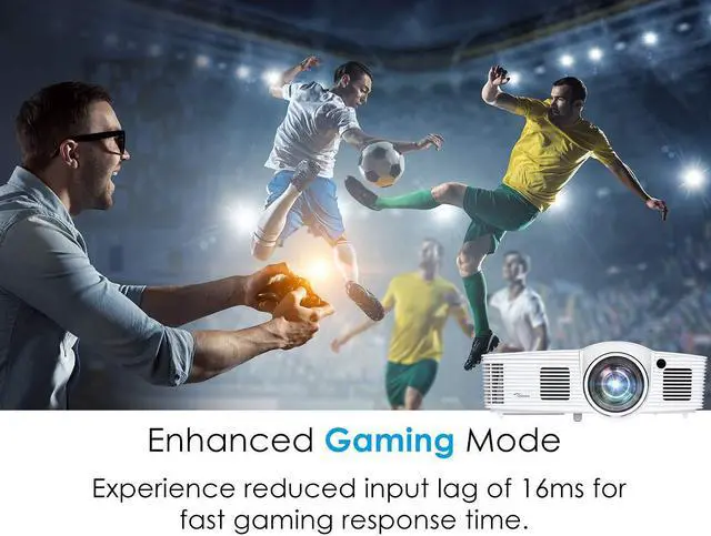 Alt view image 13 of 17 - Optoma GT1080Darbee Full HD 1920 x 1080 3,000 lumens 3D DLP Short Throw Projector