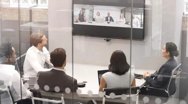 Alt view image 7 of 11 - Jabra PanaCast (8100-119), World's First Intelligent 180°Panoramic-4K Plug-and-Play Video Conference System, Microsoft Teams Certified
