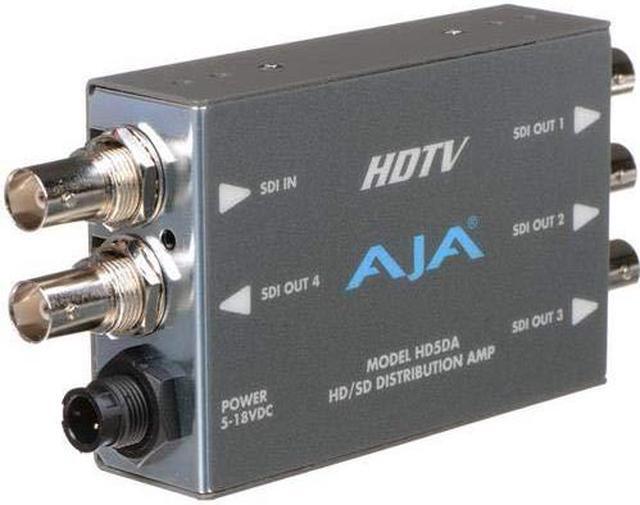 Alt view image 5 of 7 - AJA Video Systems - HD5DA - AJA VIDEO 4-way HD5DA Distribution Amplifier - 270MHz