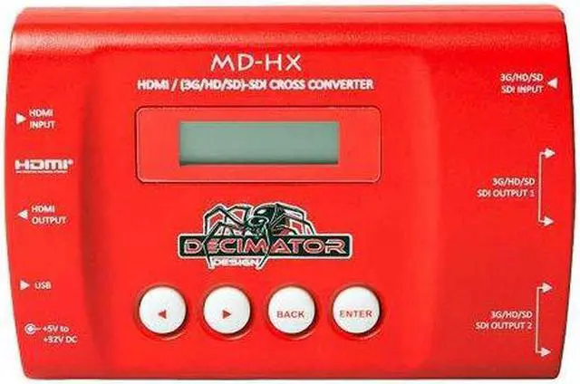 Alt view image 10 of 20 - Decimator DD-HX HDMI & SDI Cross Converter with Scaling & Frame Rate Conversion