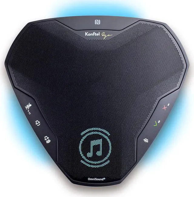 Alt view image 3 of 18 - Konftel KO-910101081 EGO Personal Portable Bluetooth Conferencing Unit