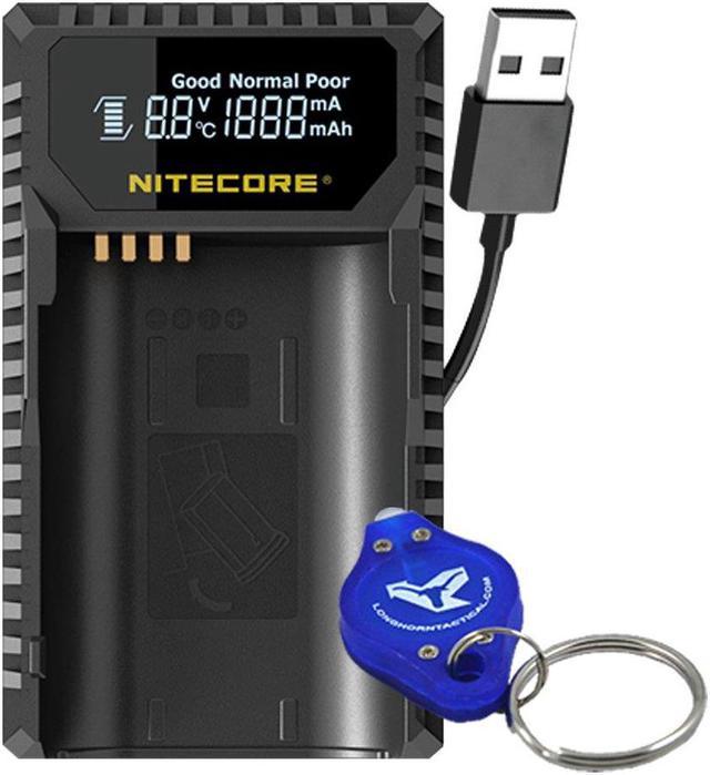 Nitecore ULSL USB Travel Charger for Leica BP-SCL4 Batteries
