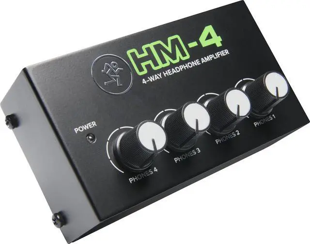 Alt view image 12 of 20 - Mackie HM-400 4-Channel Headphone Amplifier