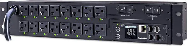 Alt view image 12 of 19 - CyberPower PDU41003 16-Outlets PDU