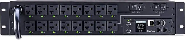 Alt view image 11 of 19 - CyberPower PDU41003 16-Outlets PDU