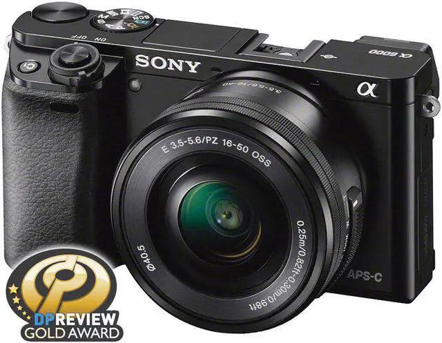 Alt view image 2 of 4 - Sony Alpha A6000 Wi-Fi Digital Camera & 16-50mm Lens with E-Mount 55-210mm f/4.5-6.3 OSS Zoom Lens