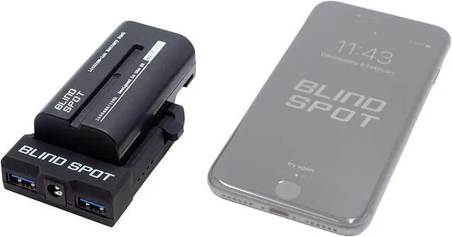 Alt view image 6 of 7 - Power Junkie NP-F by Blind Spot - Multi use powering Adapter for filmmakers Using The NPF - Power Your DSLR with adapters - NPF Charger - Mount to Anything.