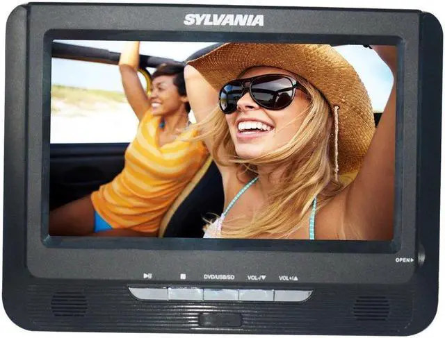 Alt view image 9 of 20 - SYLVANIA(R) SDVD9957 9" Dual-Screen Portable DVD Player