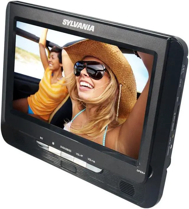 Alt view image 12 of 20 - SYLVANIA(R) SDVD9957 9" Dual-Screen Portable DVD Player
