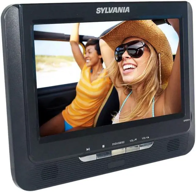 Alt view image 13 of 20 - SYLVANIA(R) SDVD9957 9" Dual-Screen Portable DVD Player