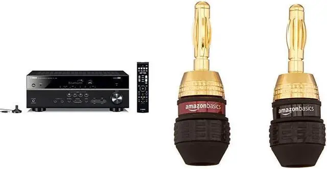 Alt view image 10 of 11 - YAMAHA RX-V385 5.1-Channel 4K Bluetooth AV Receiver - Black