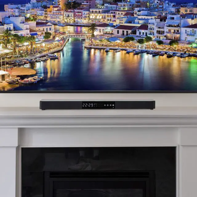 Alt view image 11 of 13 - Deco Gear Home Theater Surround Sound 31" Soundbar | 40 Watts 2.1 CH Audio, Bluetooth, NFC
