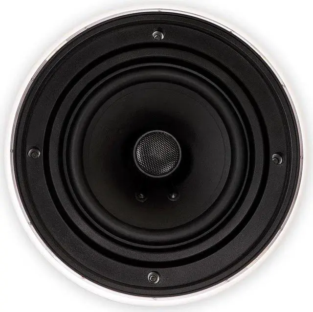 Alt view image 3 of 10 - Theater Solutions TSQ670 in Ceiling 70 Volt 6.5" Speakers Quick Install 4 Pair Pack