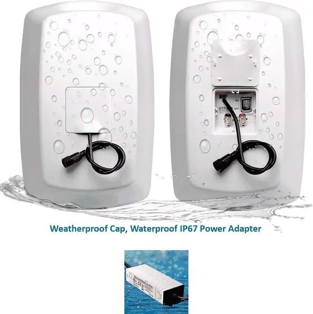 Alt view image 14 of 19 - OSD AUDIO BTP-525WHT 5.25" 75-Watt Bluetooth(R) 2-Way Patio Poly Subwoofer (White)
