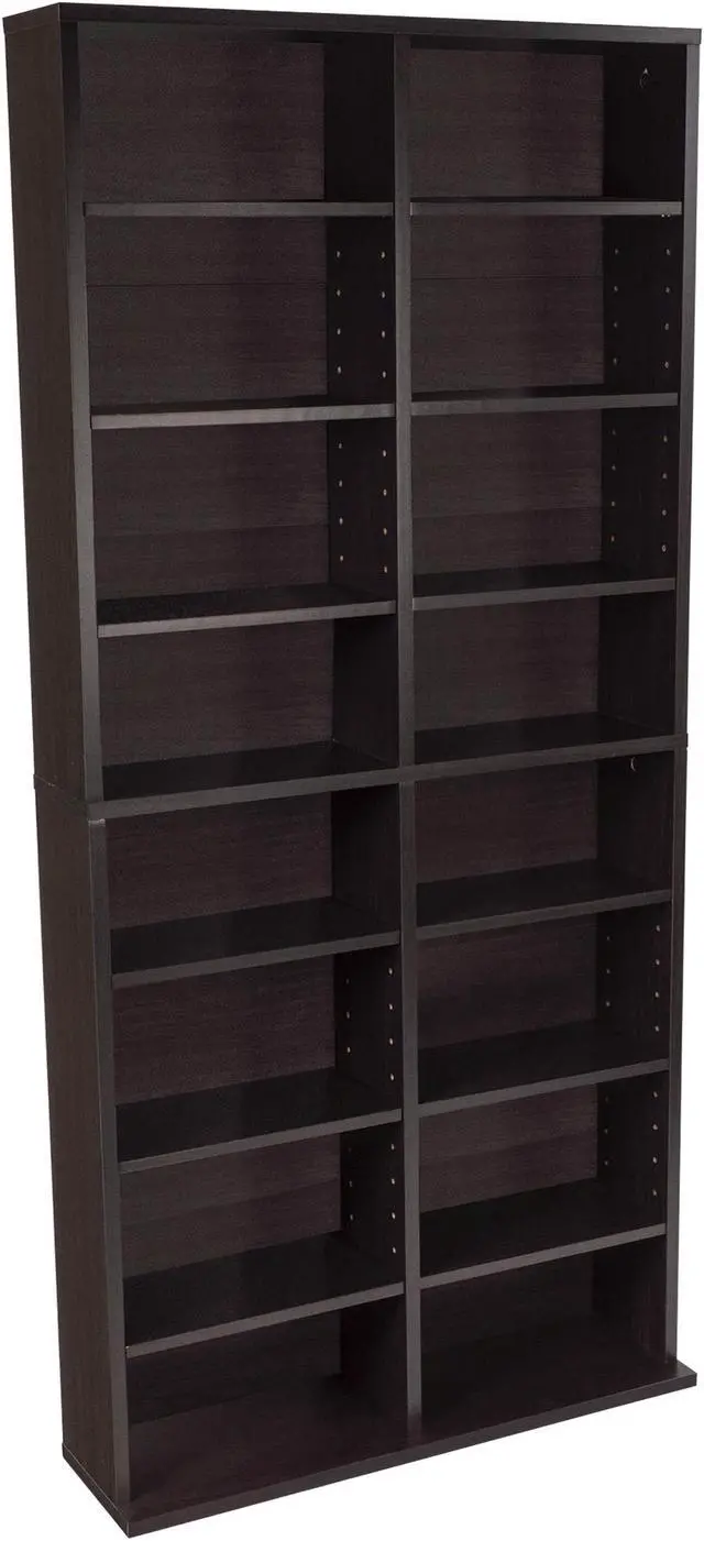 Alt view image 5 of 11 - Atlantic 38435719 Oskar 464 Media Cabinet - Espresso