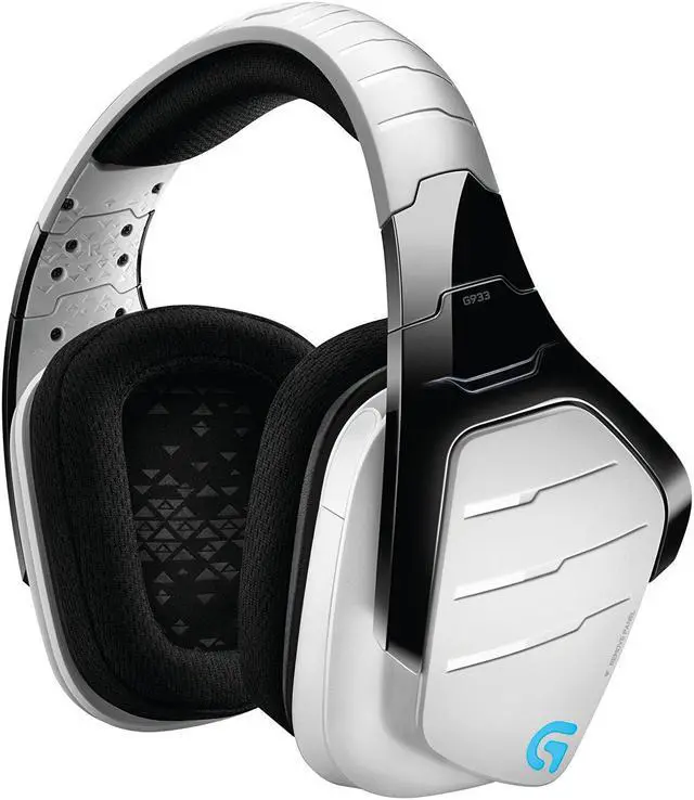 Alt view image 8 of 11 - Logitech G933 Artemis Spectrum Wireless RGB 7.1 Dolby and DST Headphone Surround Sound Gaming Headset - White