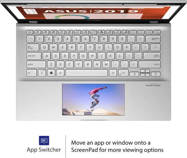Alt view image 9 of 13 - ASUS VivoBook S14 S432 Thin and Light 14" FHD, Intel Core i7-8565U CPU, 8 GB RAM, 512 GB PCIe NVMe SSD, IR Camera, Windows 10 Home, S432FA-AB74, Transparent Silver