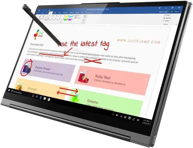 Alt view image 6 of 20 - Lenovo - Yoga C940 2-in-1 14" Touch-Screen Laptop - Intel Core i7 - 12GB Memory - 512GB Solid State Drive - Iron Gray 81Q9002GUS Notebook Tablet Computer PC